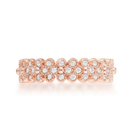 Clara Bohemian CZ Eternity Band Ring | 1ct