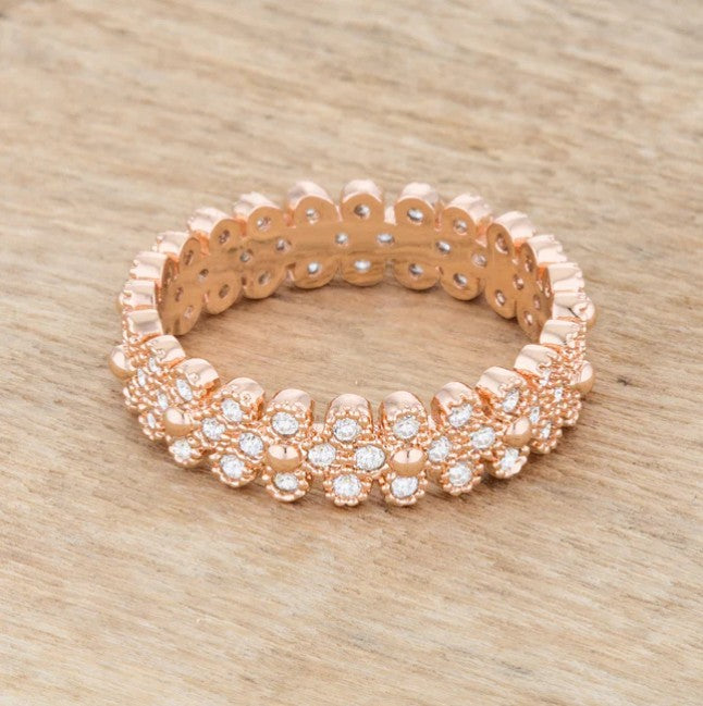 Clara Bohemian CZ Eternity Band Ring | 1ct