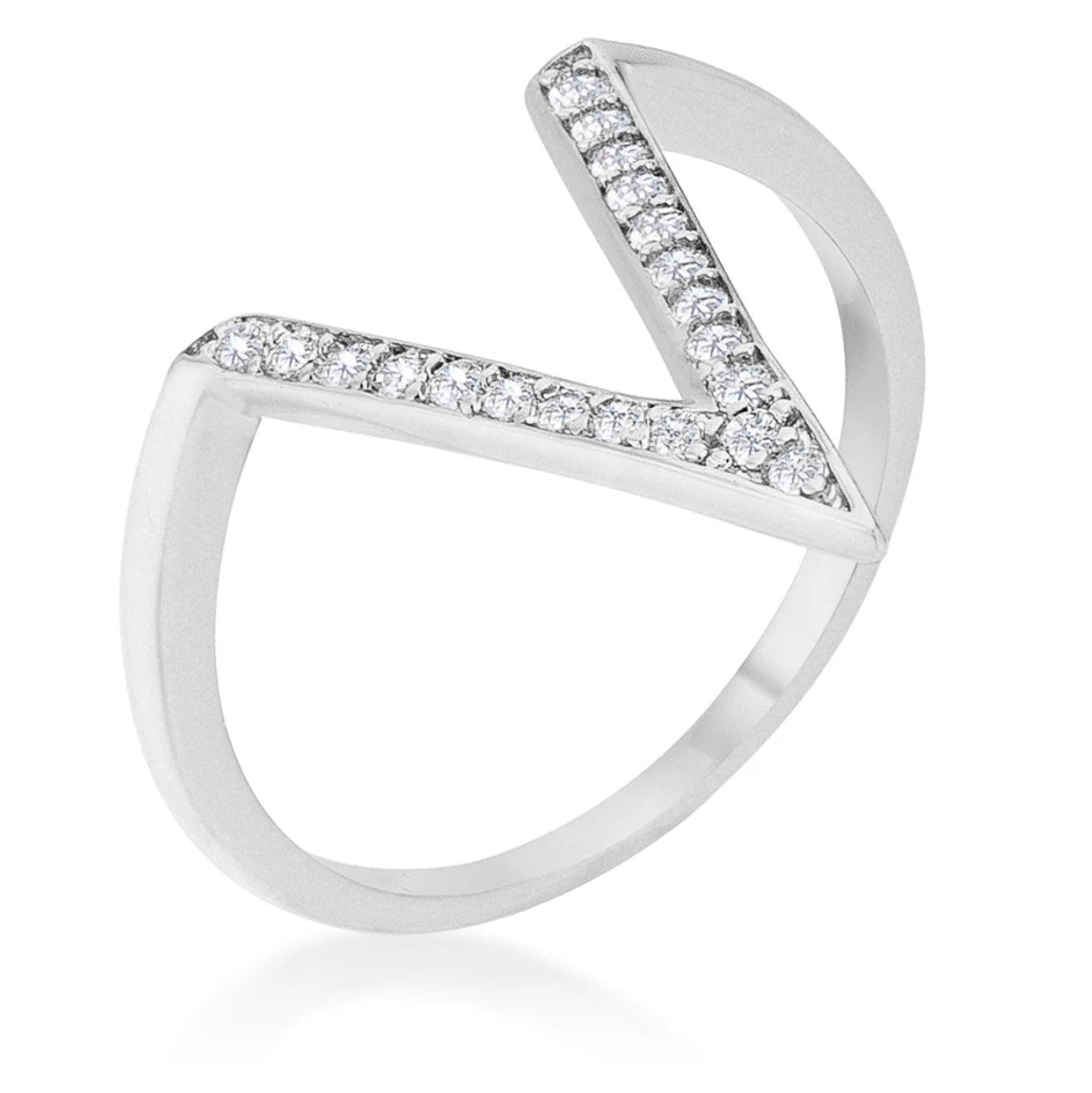 Michelle Delicate V-Shape Fashion Ring