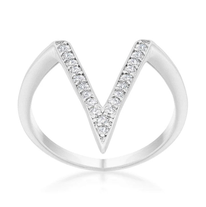 Michelle Delicate V-Shape Fashion Ring