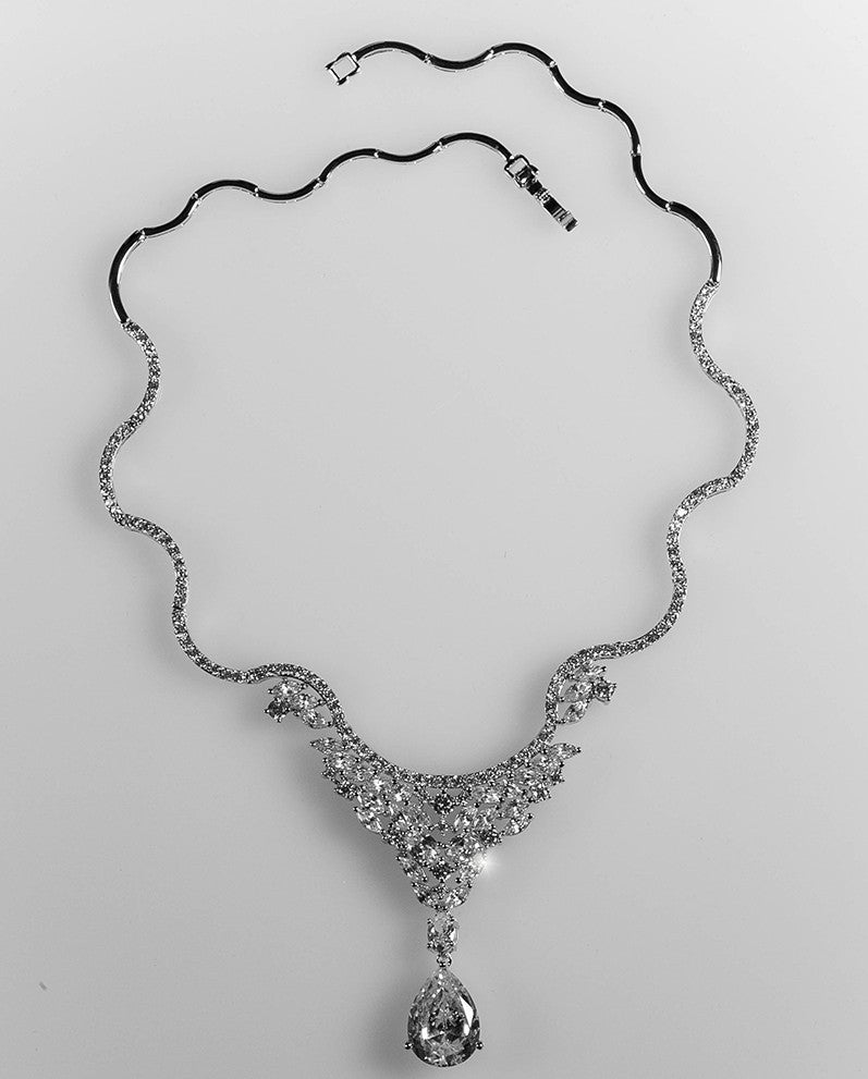 Melita Ornament Bib Necklace | 60ct