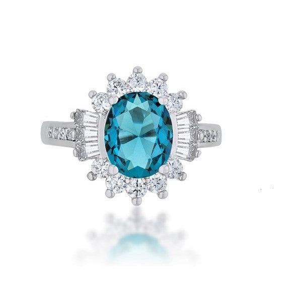 Chrisalee 10x8mm Oval CZ Ring | 2.7ct