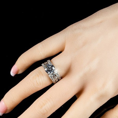 Elnora 2.5ct Round Engagement and Wedding Set | 4ct