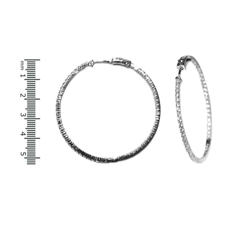Floy Inside Out Hoop Earrings | 40mm or 53mm