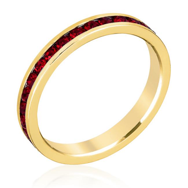Gail 1.5mm Round Eternity Band Ring | 1ct