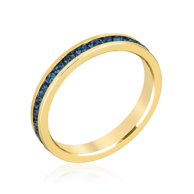 Gail 1.5mm Round Eternity Band Ring | 1ct