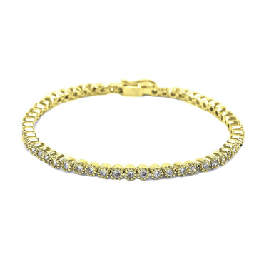Morina 2mm Round CZ Tennis Bracelet | 7in | 5ct