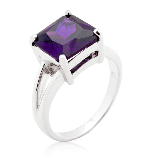 Nadine 10mm Princess Cut Cocktail Ring | 5.6ct