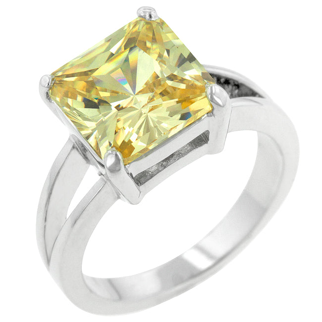 Nadine 10mm Princess Cut Cocktail Ring | 5.6ct