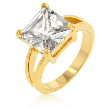 Nadine 10mm Princess Cut Engagement Ring | 5.6ct