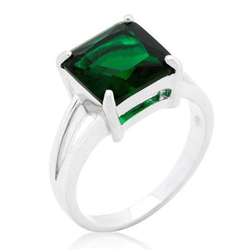 Nadine 10mm Princess Cut Cocktail Ring | 5.6ct