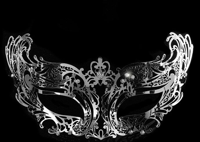 Liana Bronze Metal Lace Masquerade Mask