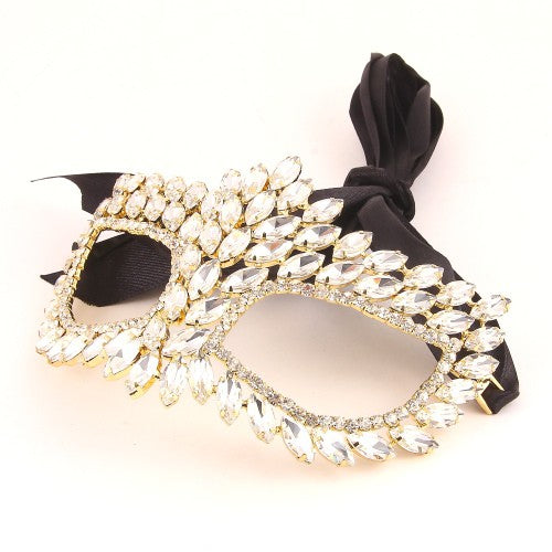 Drina Marquise Cluster Masquerade Mask