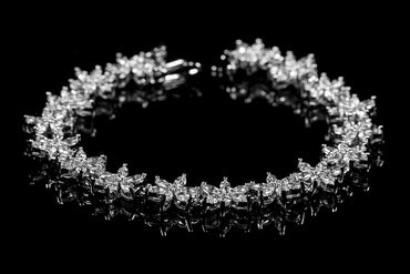 Monroe Marquise Flower Bracelet - 7.5 INCH