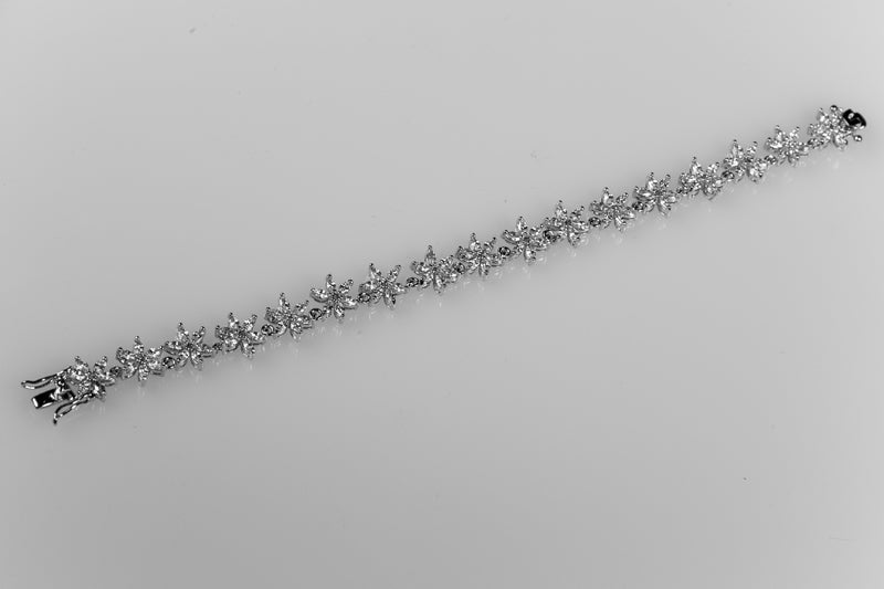 Monroe Marquise Flower Bracelet - 7.5 INCH