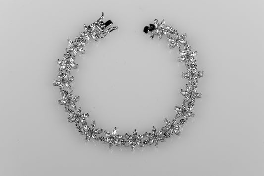 Monroe Marquise Flower Bracelet - 7.5 INCH