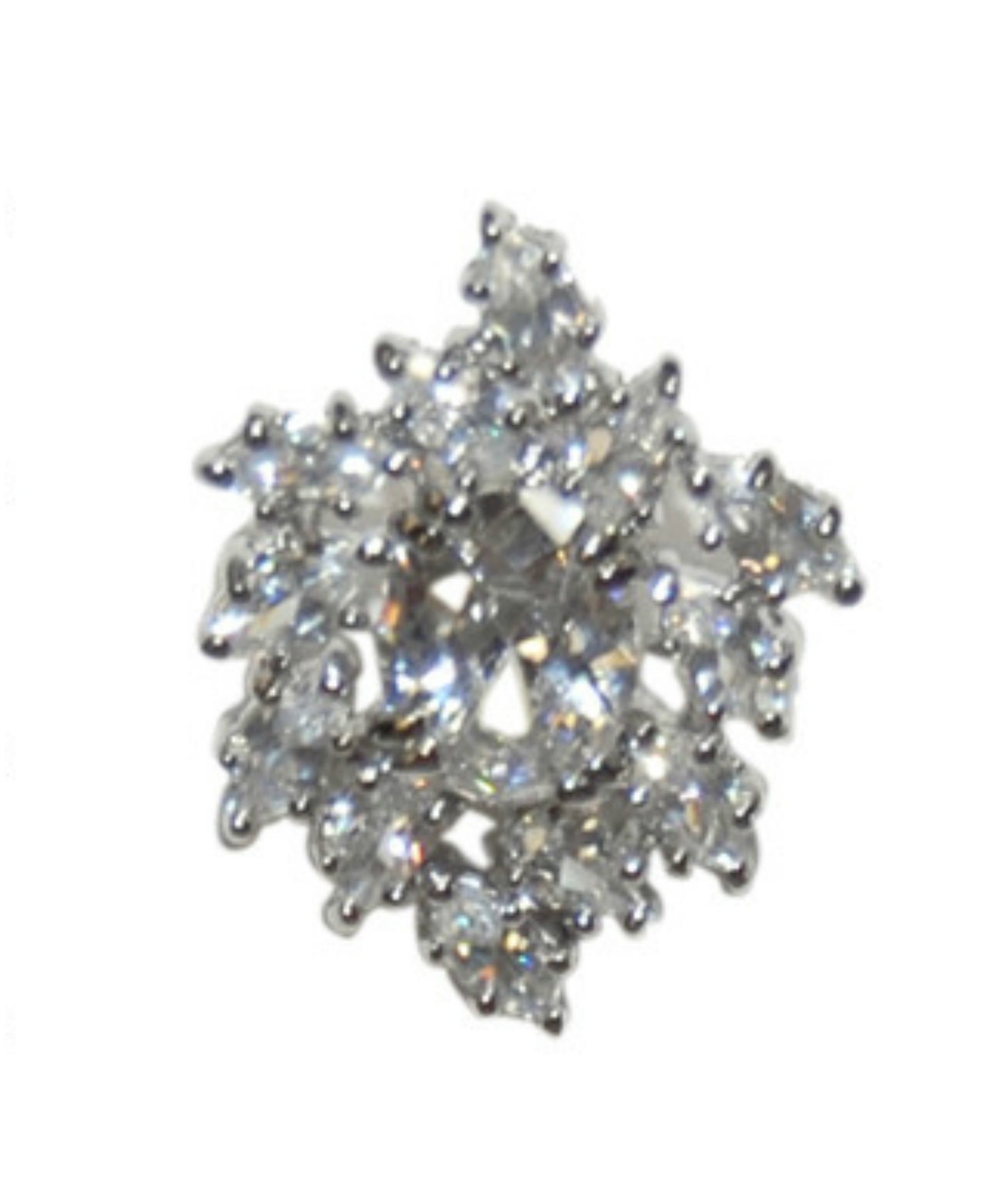 Cailin Vintage CZ Cluster Earrings
