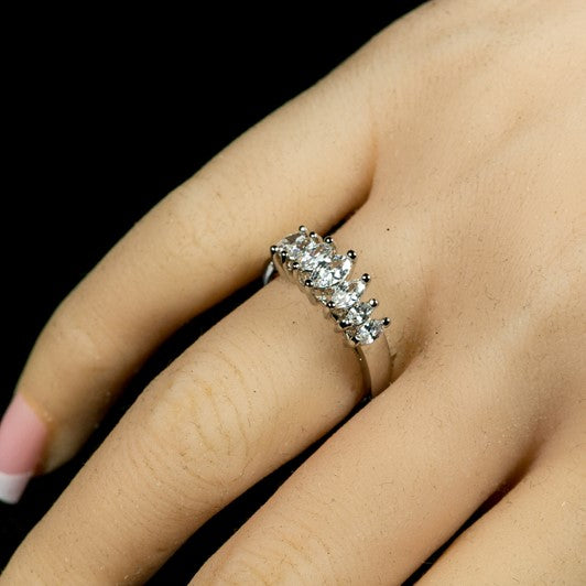 Iva Graduated Marquise CZ Band Ring | 1.8ct