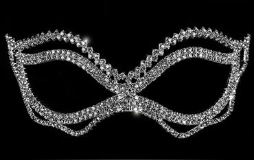 Jessie Classic Crystal Masquerade Mask