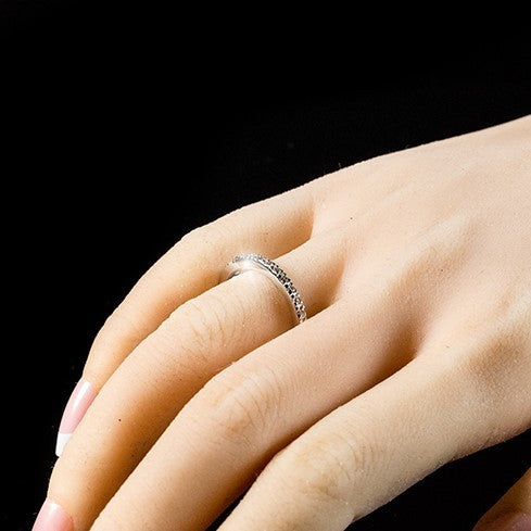 Darla Delicate CZ Eternity Band Ring | 1ct