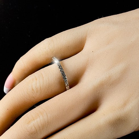 Darla Delicate CZ Eternity Band Ring | 1ct
