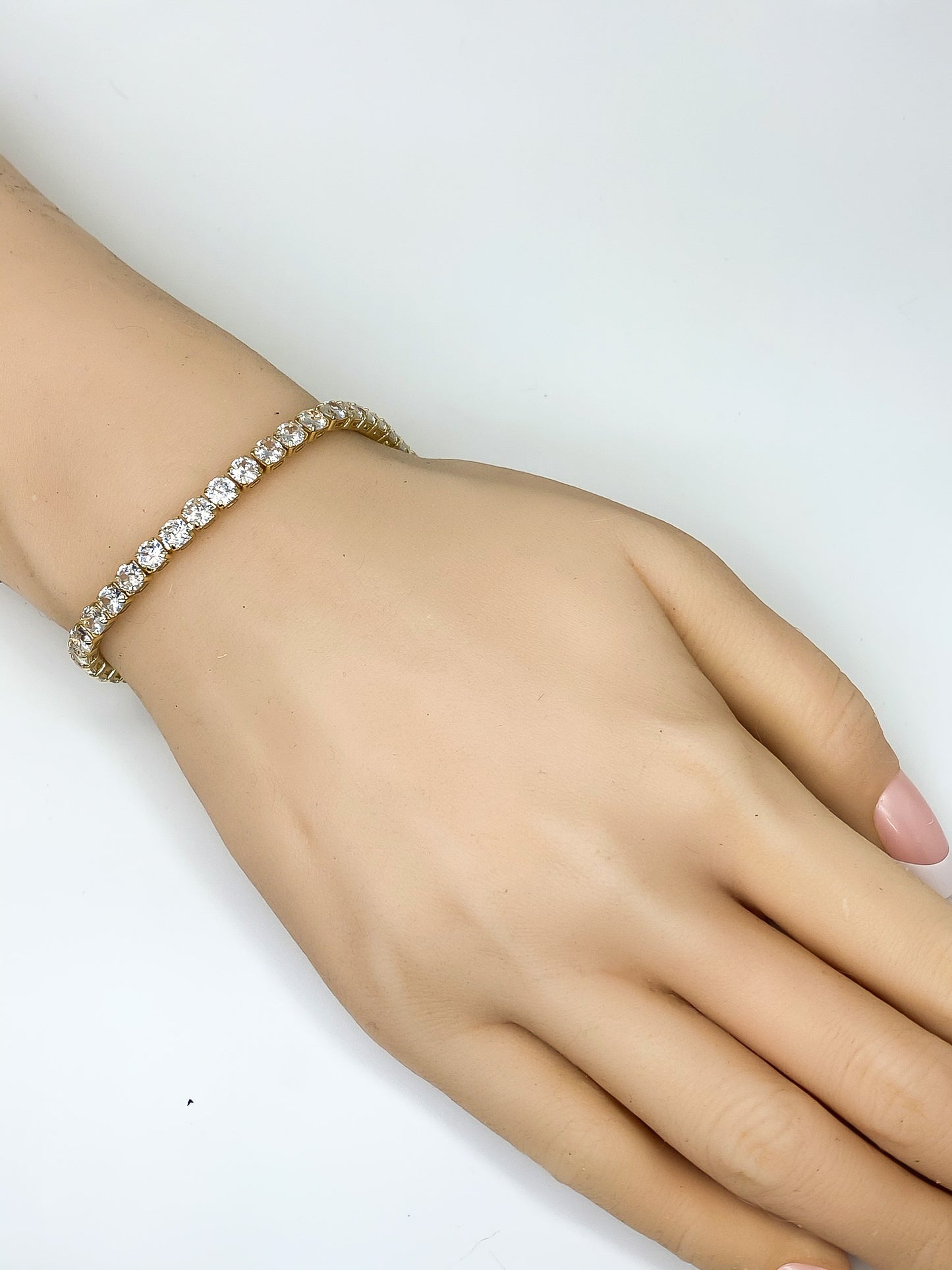 Micole 4mm Round CZ Tennis Bracelet – 7in