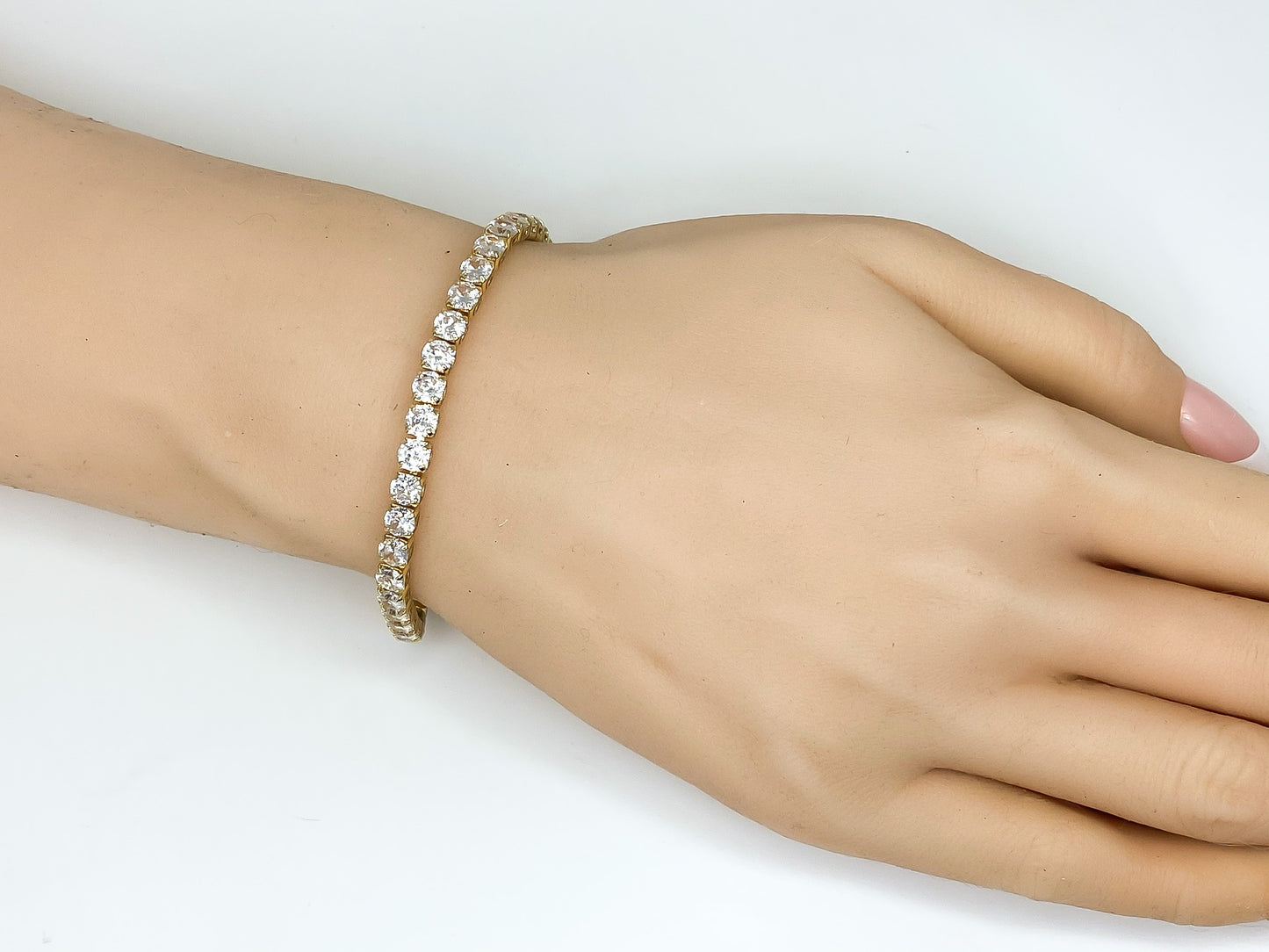 Micole 4mm Round CZ Tennis Bracelet – 7in