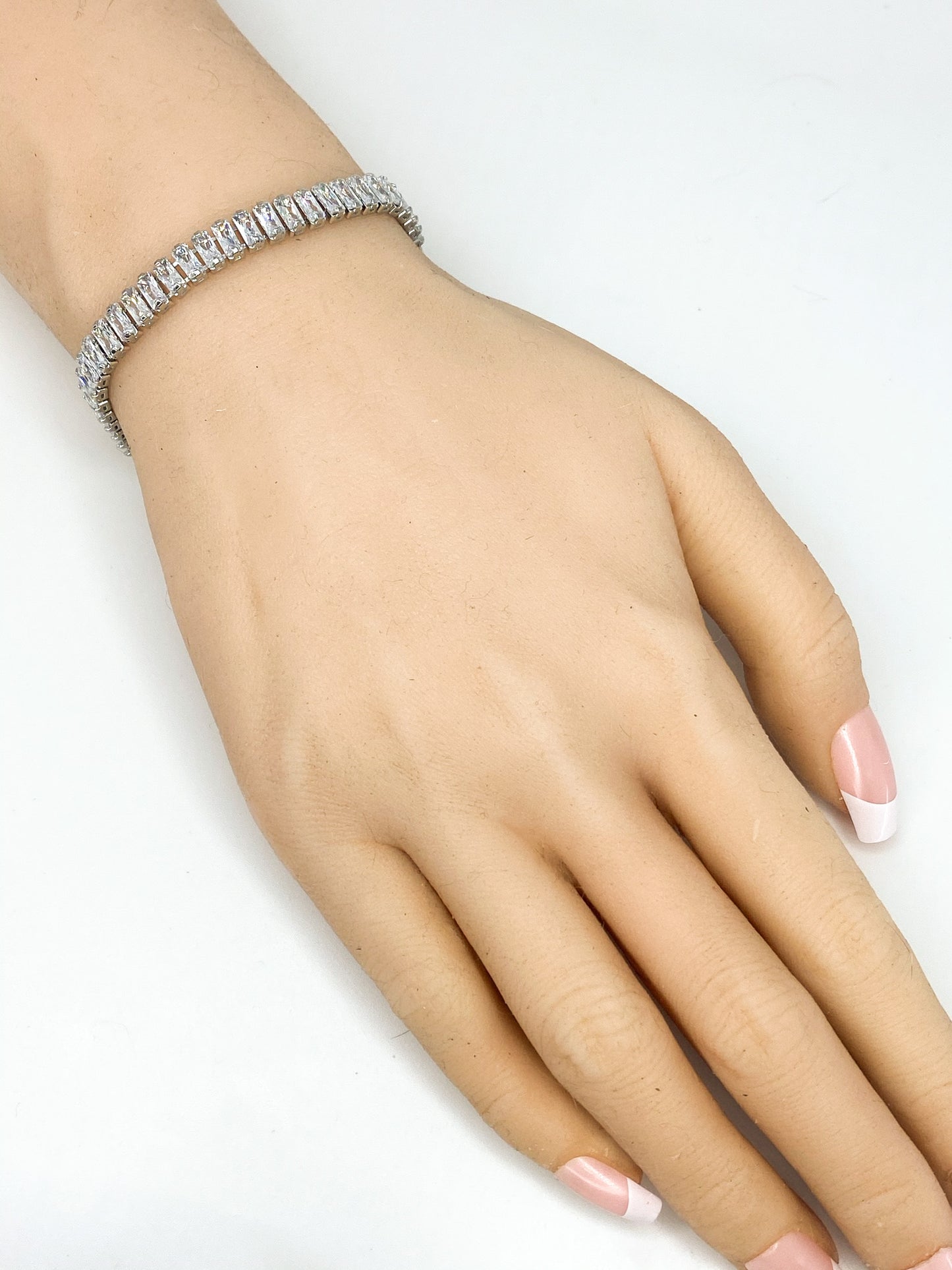 Ferra 5mm Radiant CZ Gold Tennis Bolo Bracelet