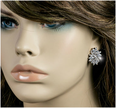 Shani Marquise CZ Cluster Earrings | 6ct