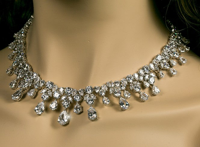 Drina Vintage Luxury Zirconia Necklace Set | 80ct