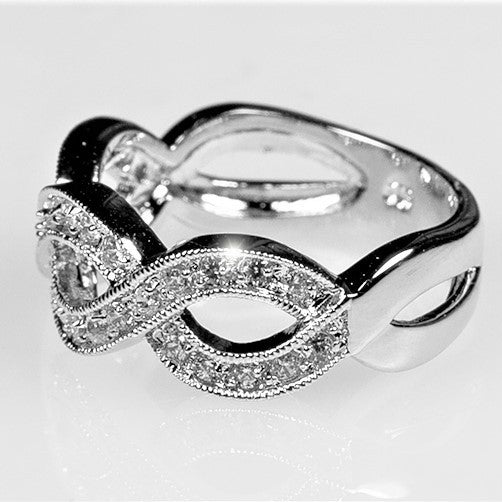 Gretel Infinity Paved Band Ring