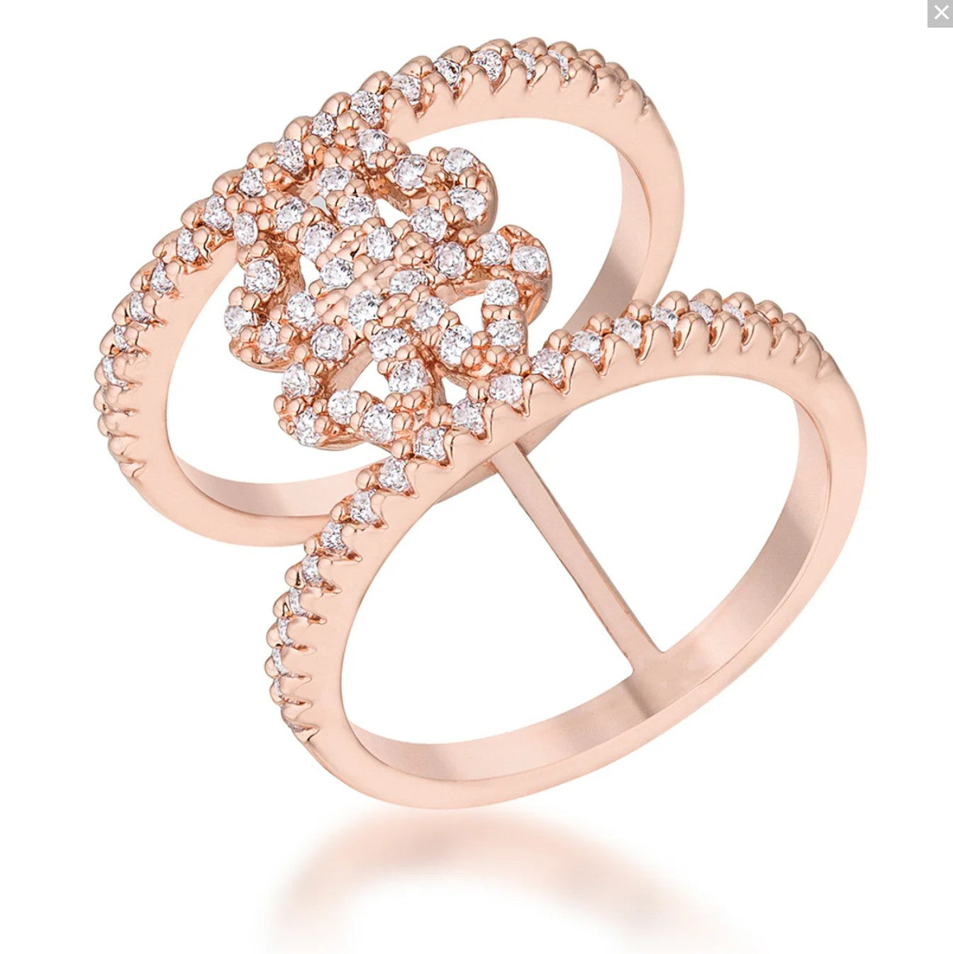 Lauren Delicate Clover Wrap Ring | 1ct
