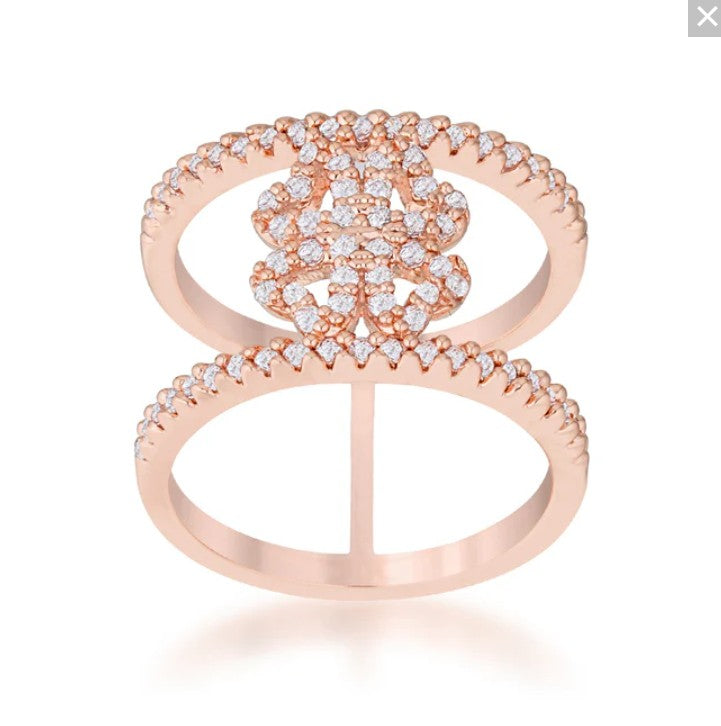 Lauren Delicate Clover Wrap Ring | 1ct