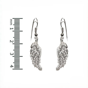 Nina Angel Wing Drop Earrings