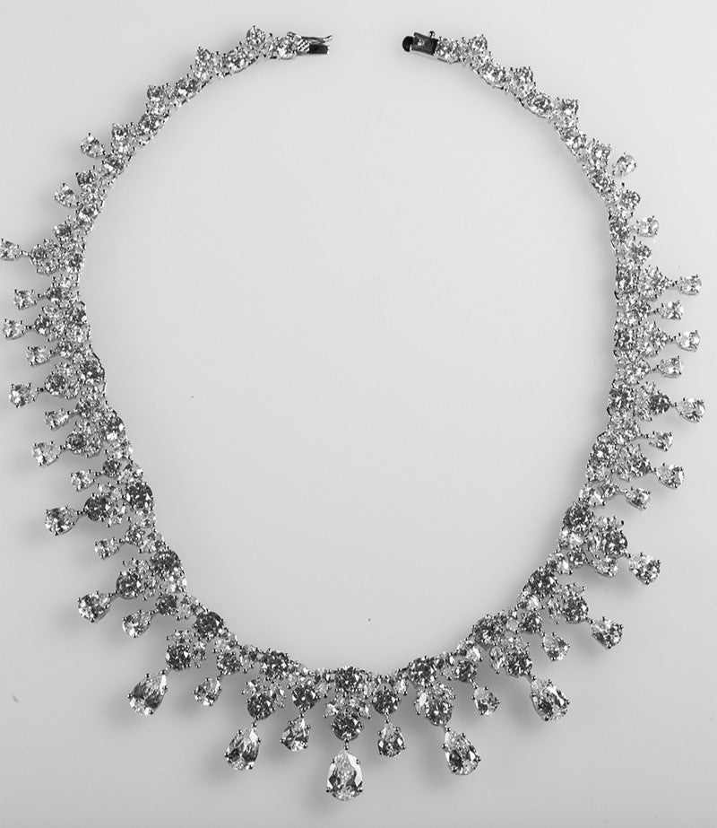 Drina Vintage Luxury Zirconia Necklace Set | 80ct