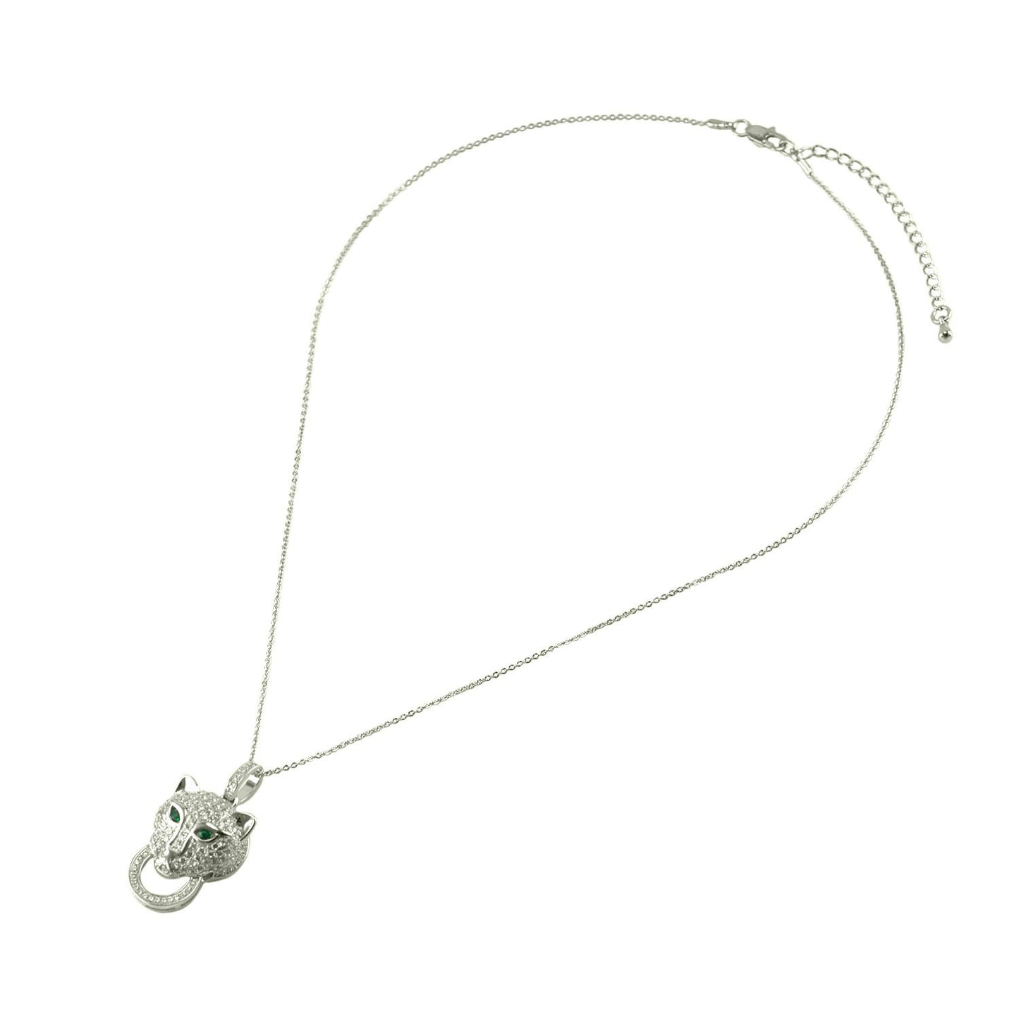 Abella CZ Panther Pendant