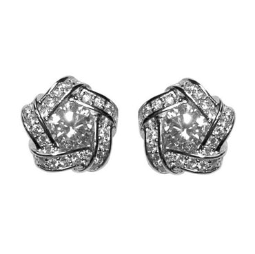 Bakara Pentagon Stud Earrings