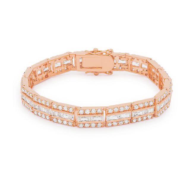 Chante Radiant Rose Gold Tennis Bracelet – 7.25in | 32ct
