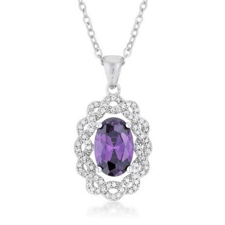 Destry Vinrage Amethyst Oval Pendant | 2.5ct