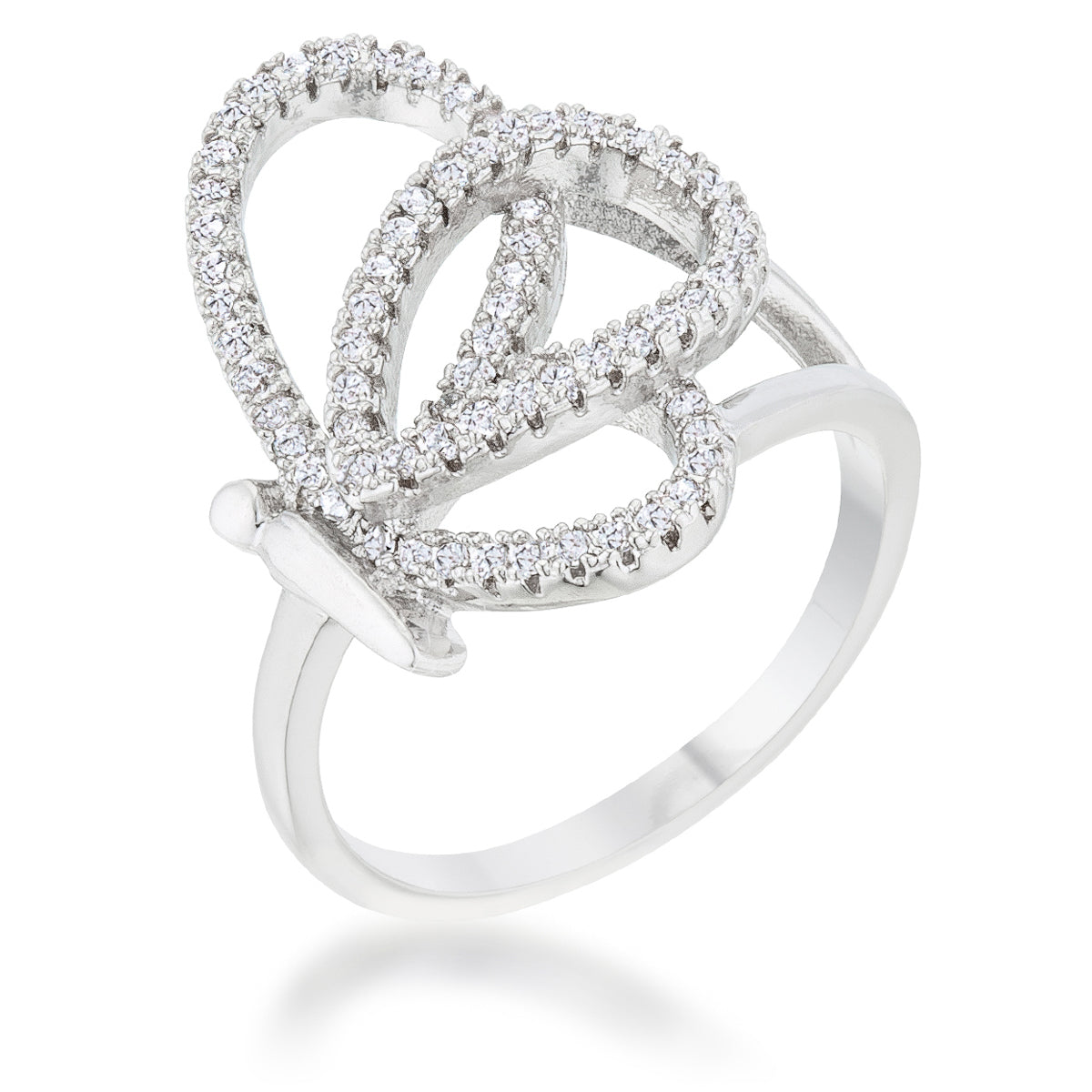 Edsel CZ Butterfly Fashion Ring