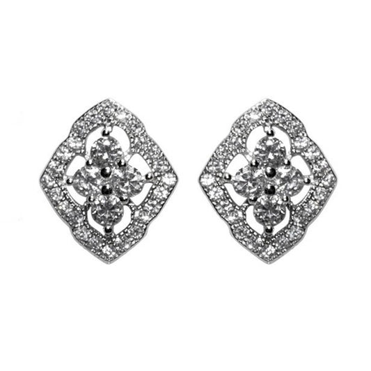 Clotida Diamond Shape Stud Earrings