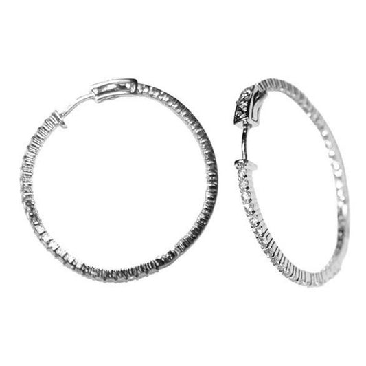 Floy Inside Out Hoop Earrings | 40mm or 53mm