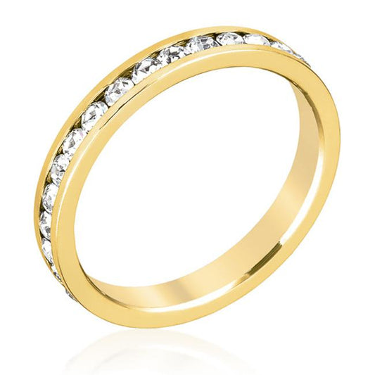 Gail 1.5mm Round Eternity Band Ring | 1ct