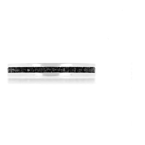 Gail Black Eternity Stackable Stackable Ring | 1ct