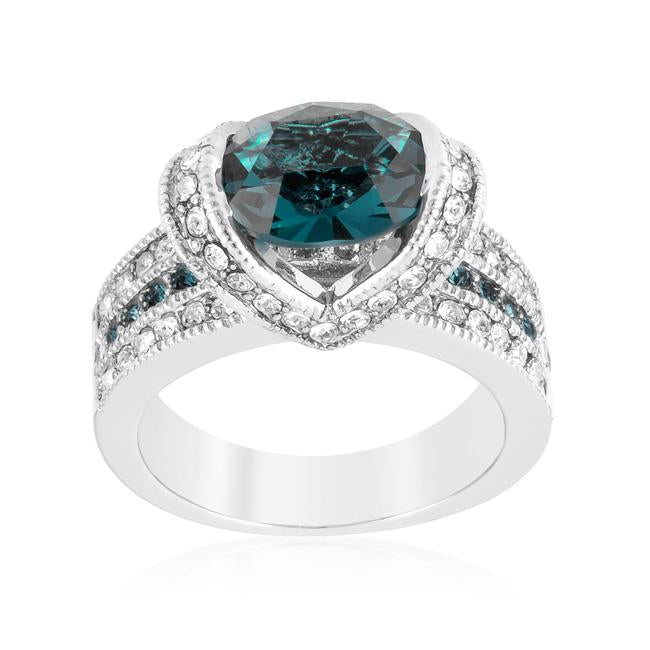 Garett 9x7mm Oval Cut Tension Set Ring | 2.8ct