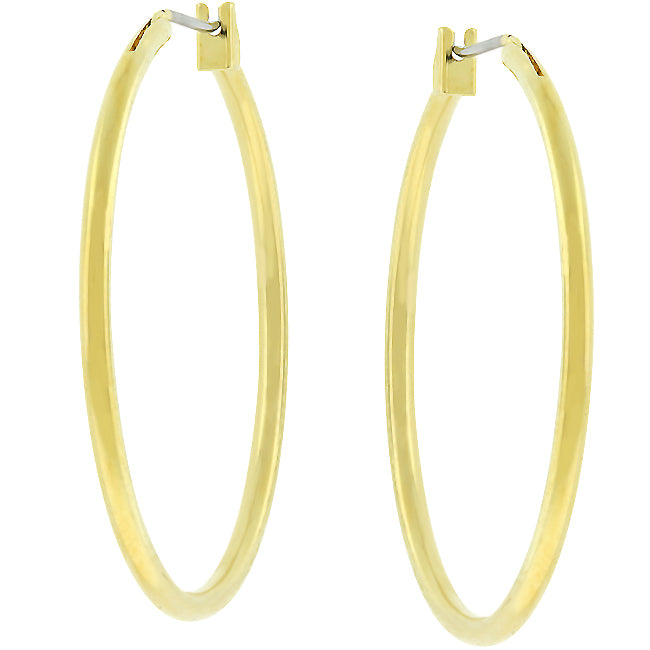 Glem Medium Fashion Hoop Earrings | 1.5in