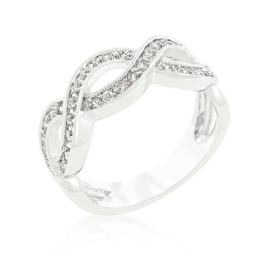 Gretel Infinity Paved Band Ring