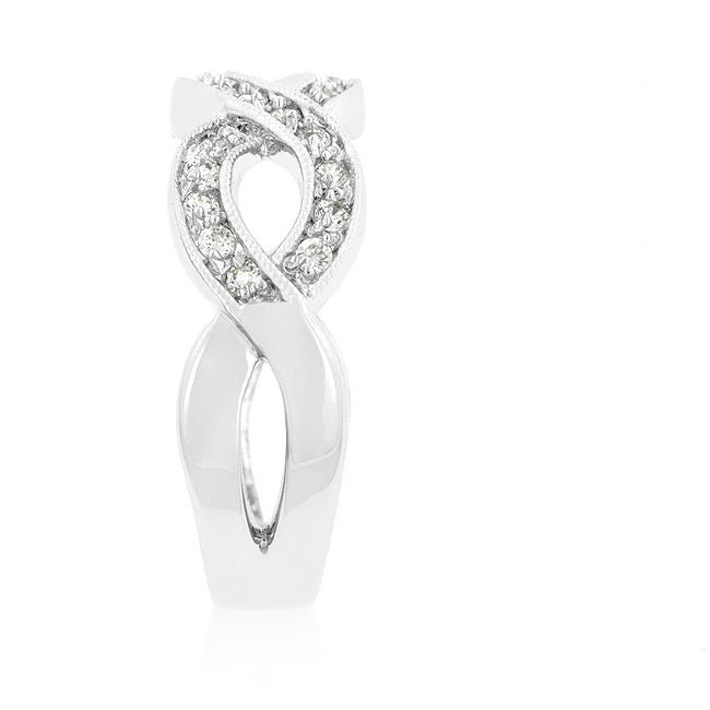 Gretel Infinity Paved Band Ring