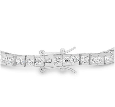 Hana 3mm Princess CZ Tennis Bracelet | 7in | 11ct