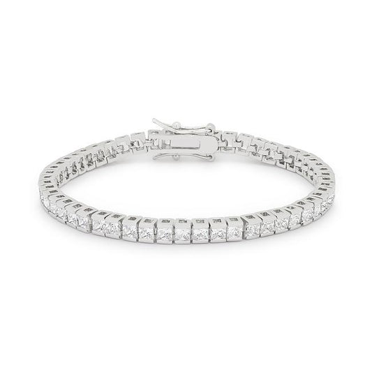 Hana 3mm Princess CZ Tennis Bracelet | 7in | 11ct